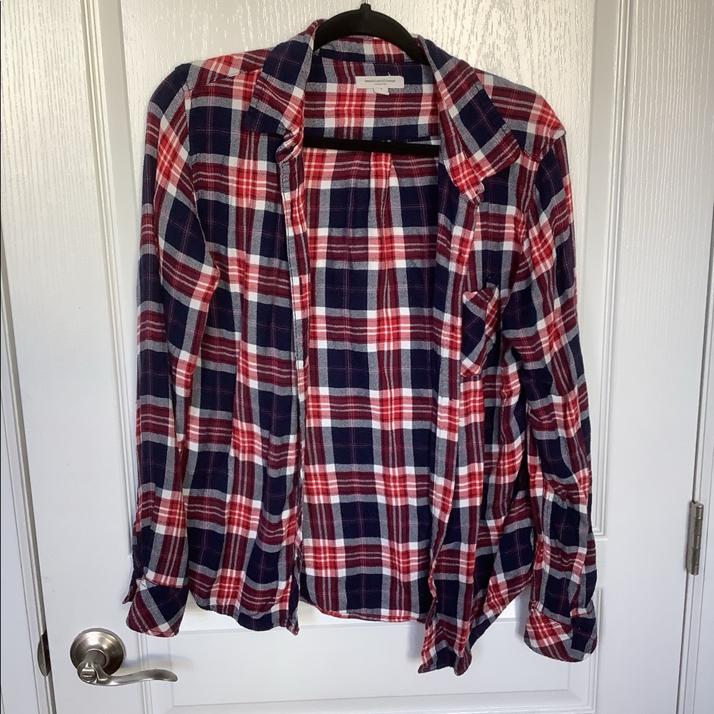 Beach Lunch Lounge Flannel